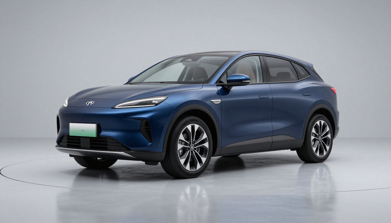 Configured crossover in midnight blue