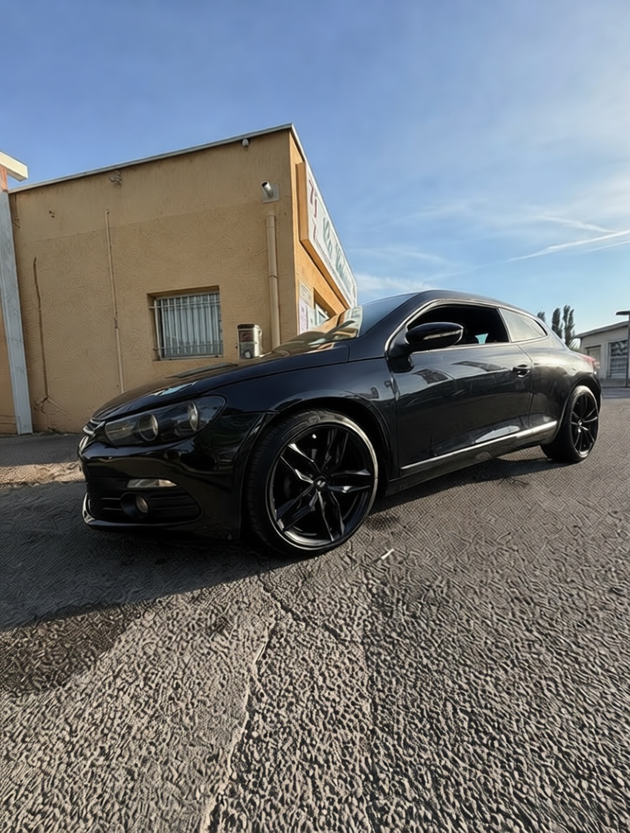 Coupe shot from the front three-quarter