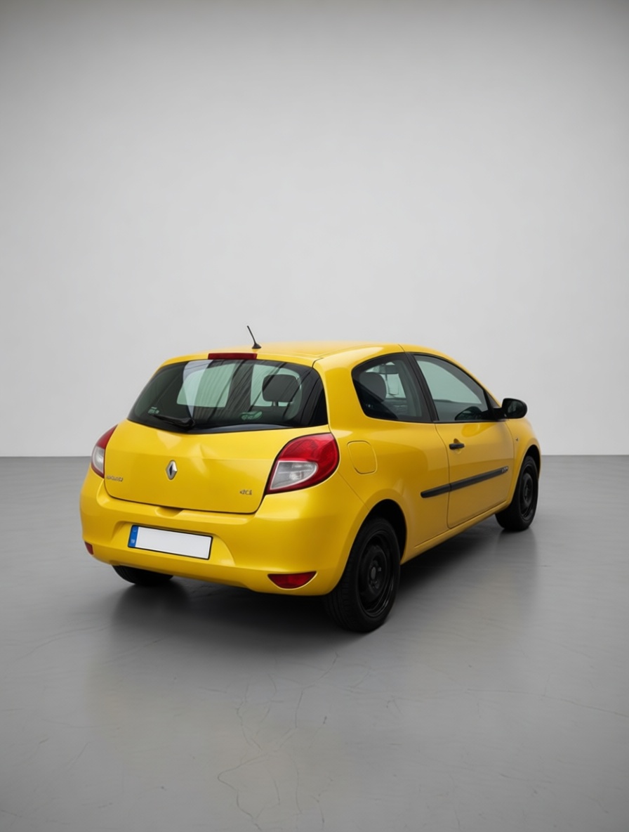 Renault Clio RS on a studio backdrop