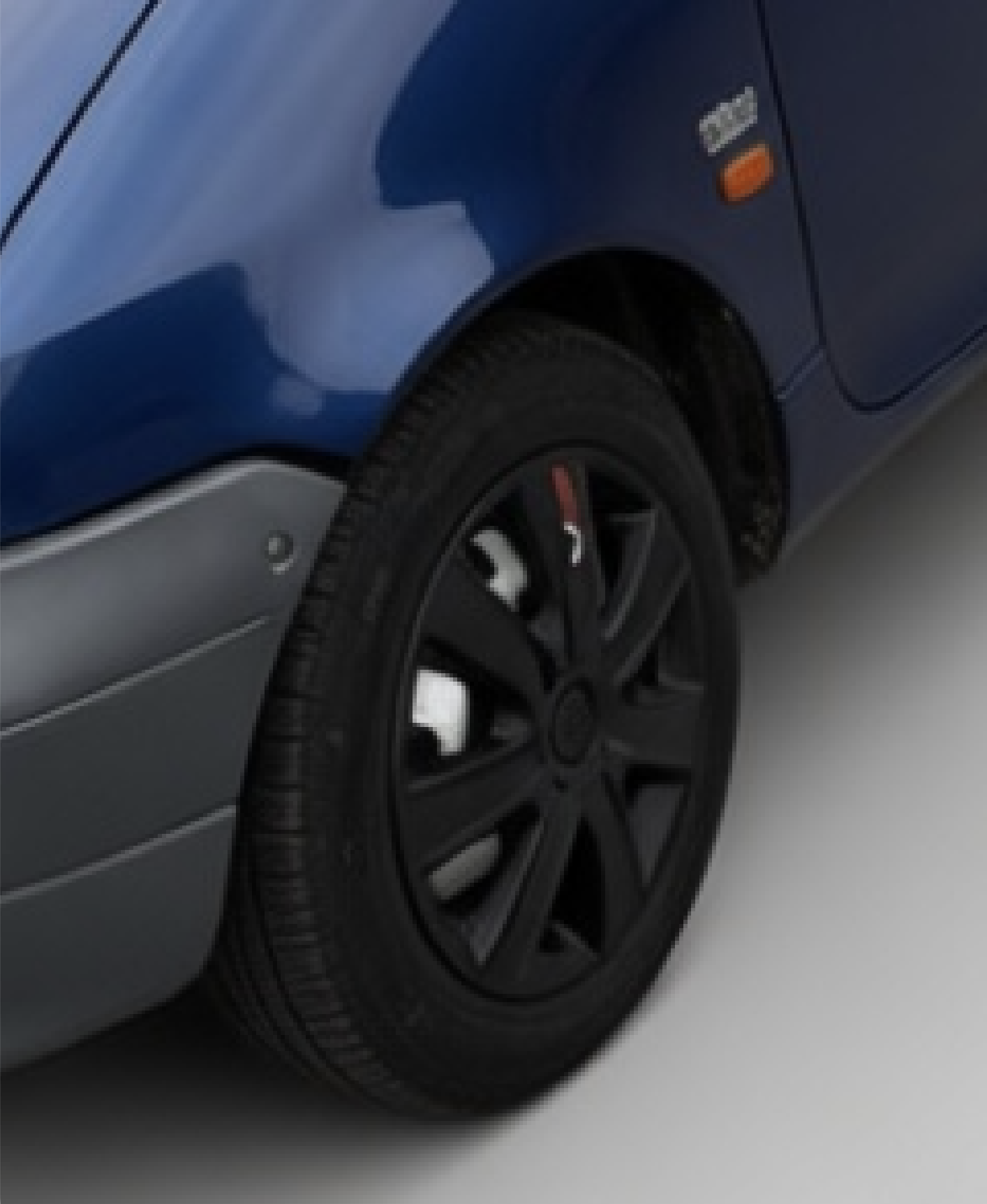 Soft zoom on a wheel and brake