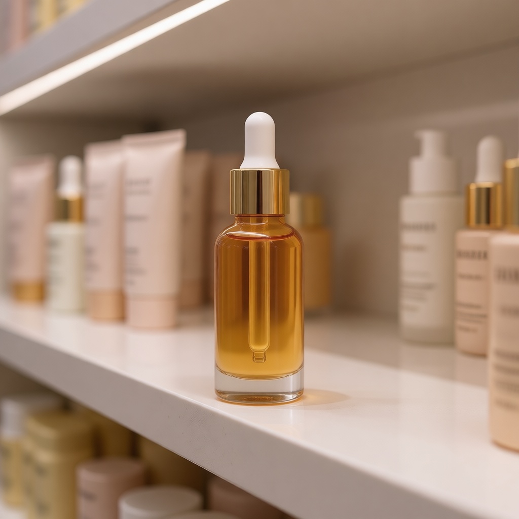 Serum in beauty store