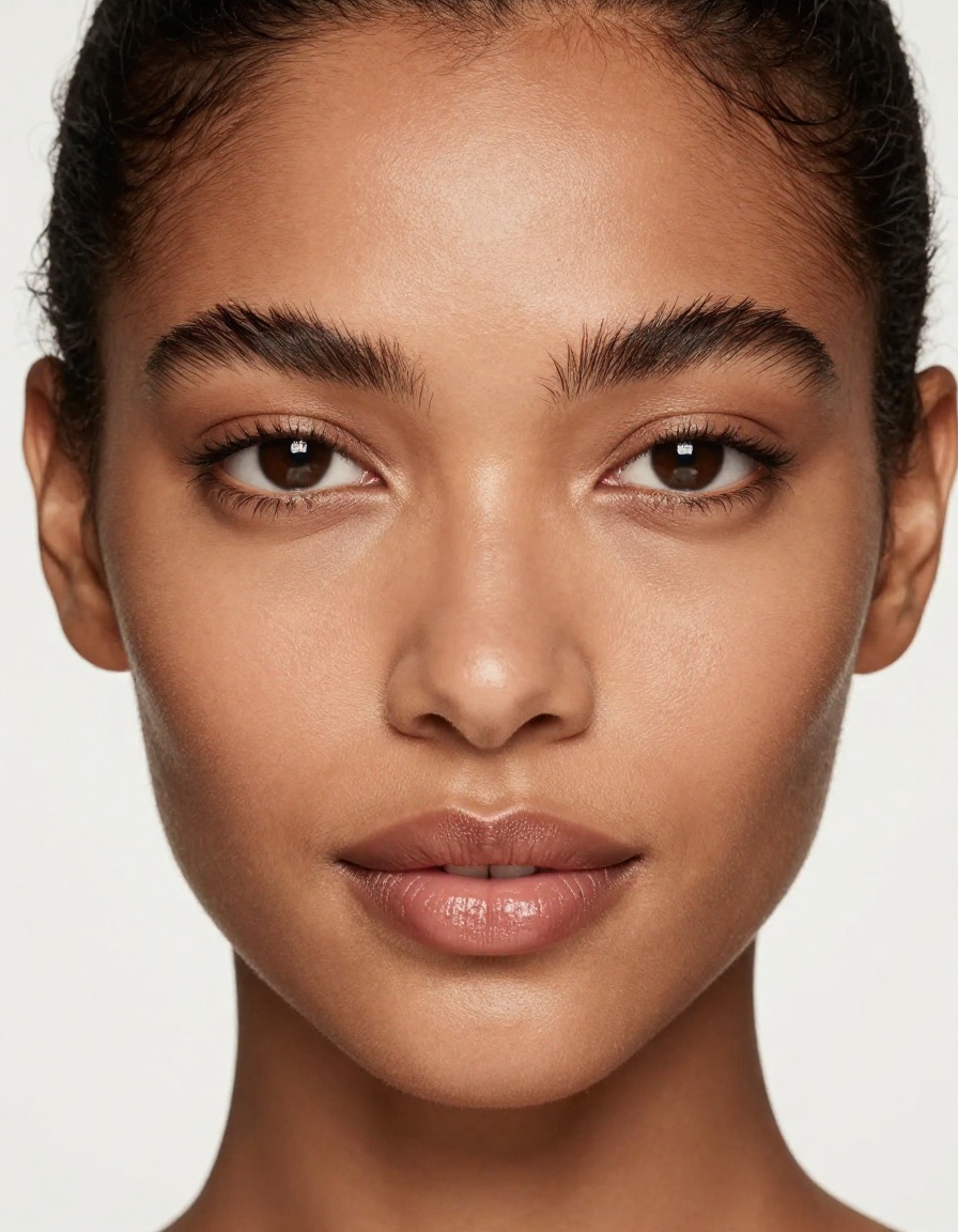 Beauty model with radiant skin
