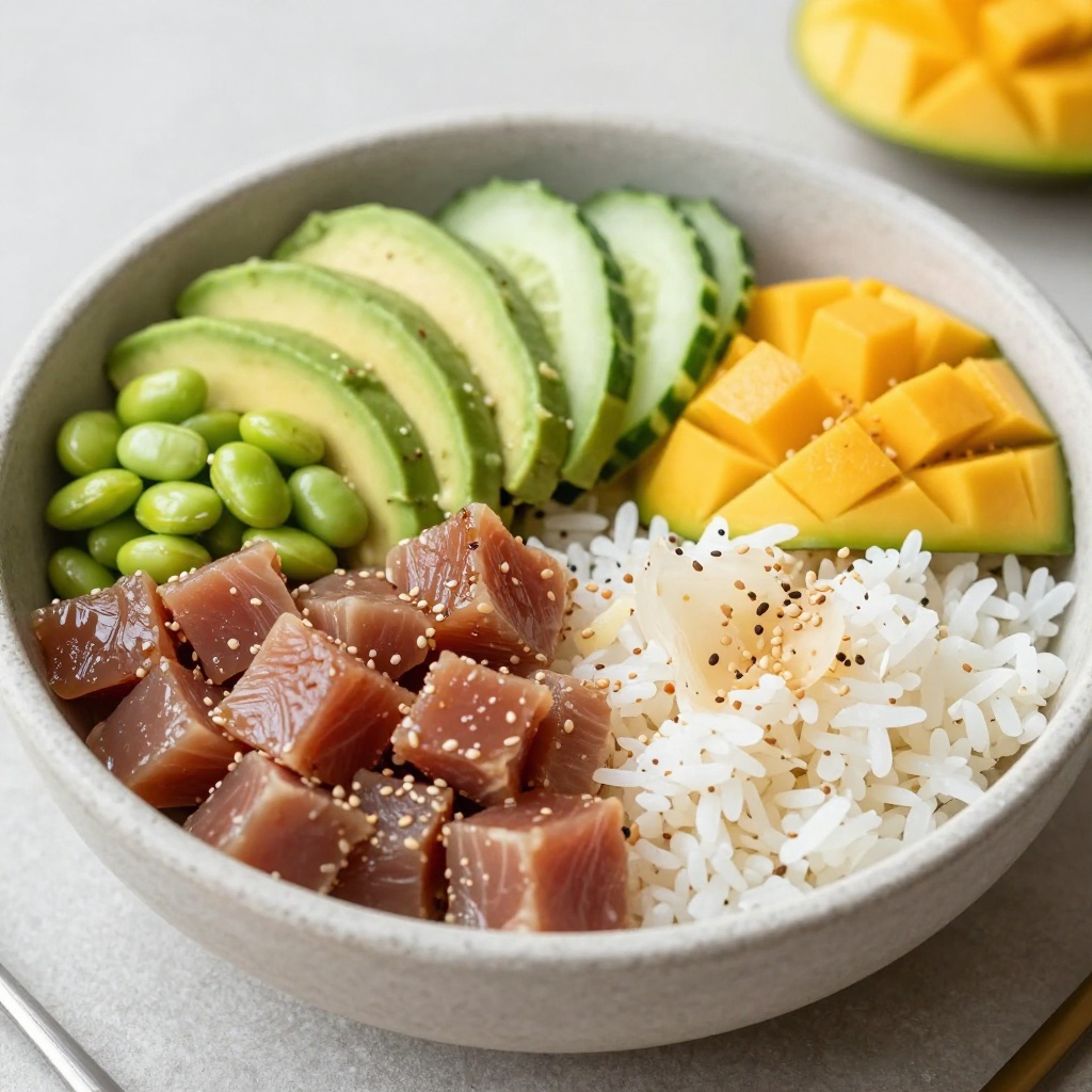 Tuna poke bowl