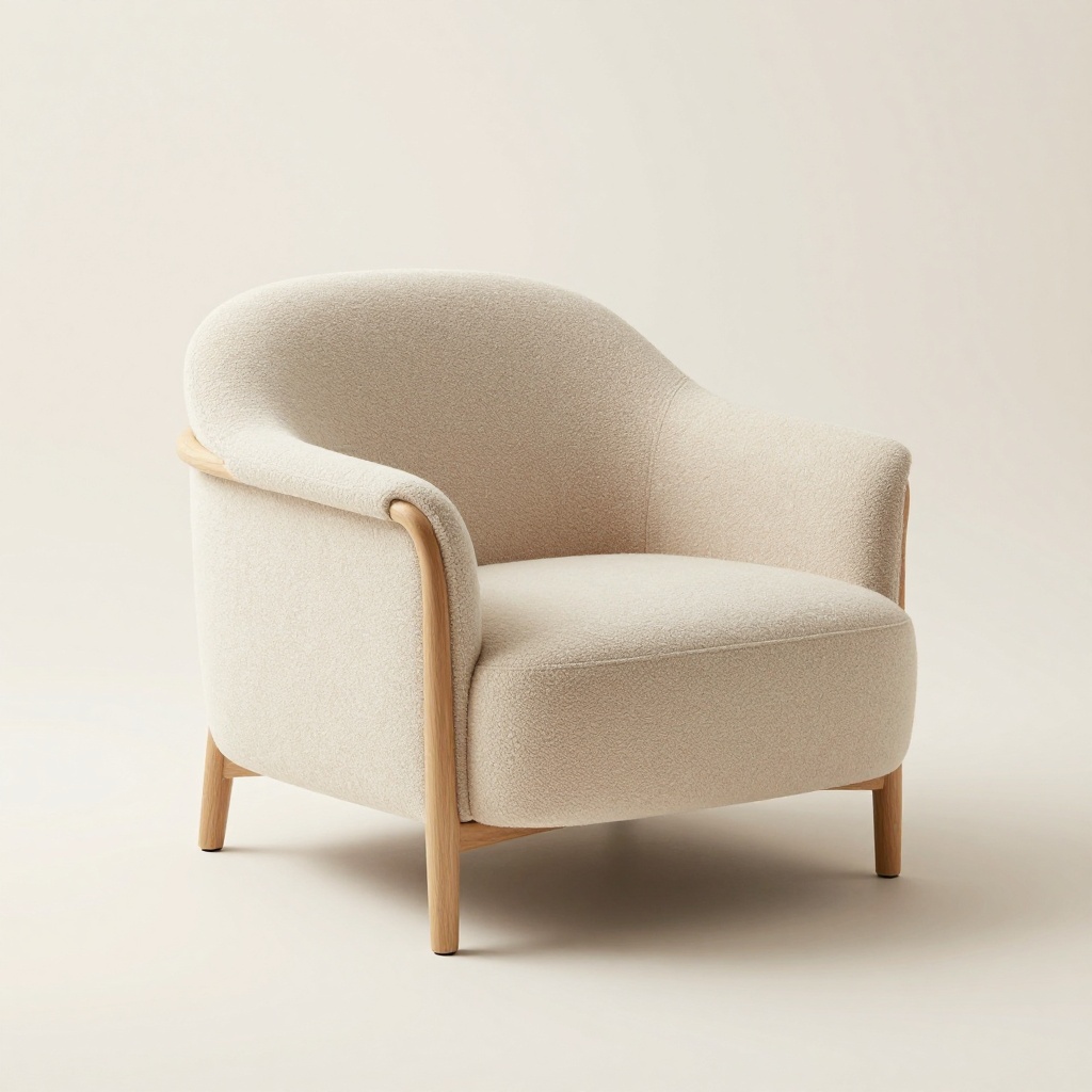 Concept lounge chair generated from text