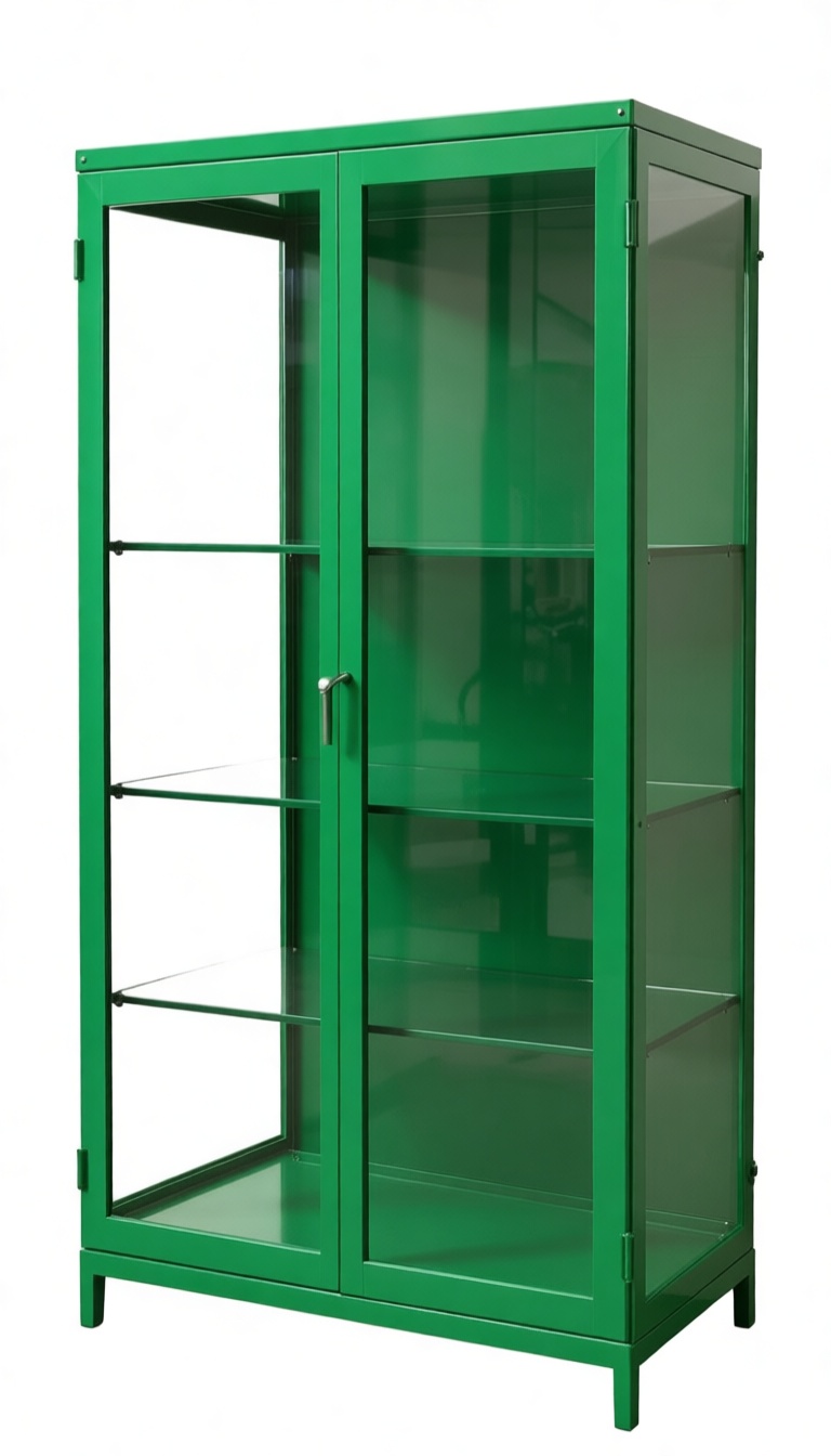 Glass display cabinet packshot