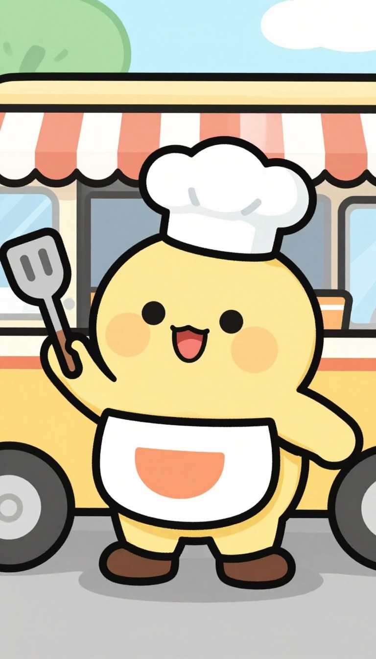 Chef mascot key art