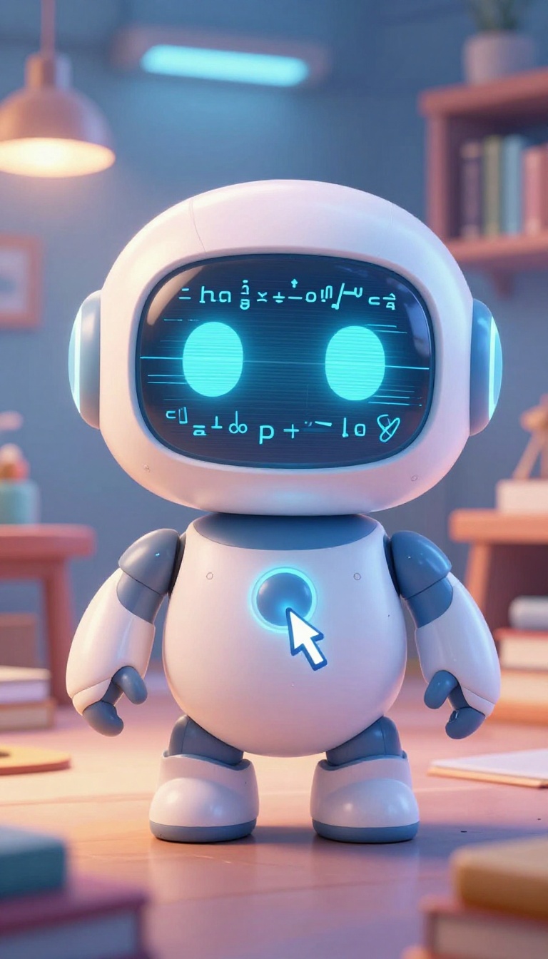 Robot mascot key art