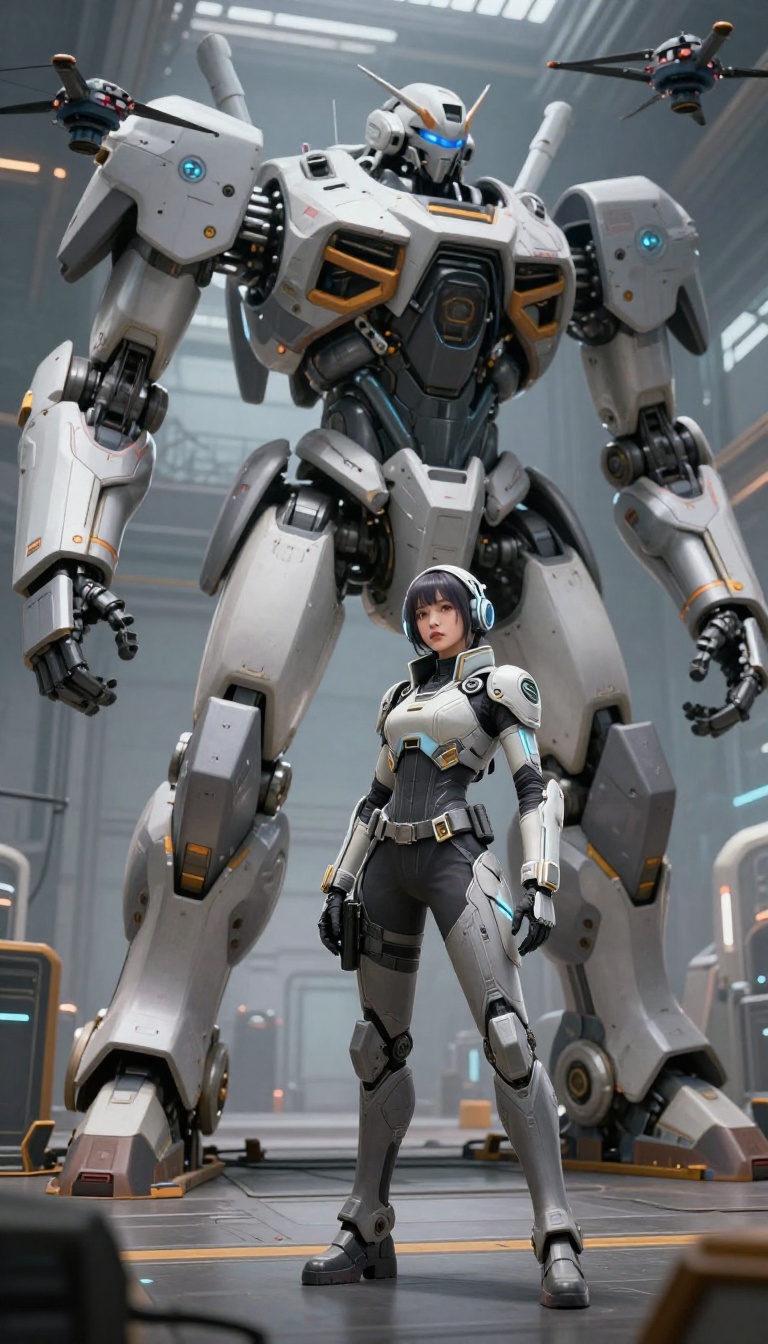 Mecha key art