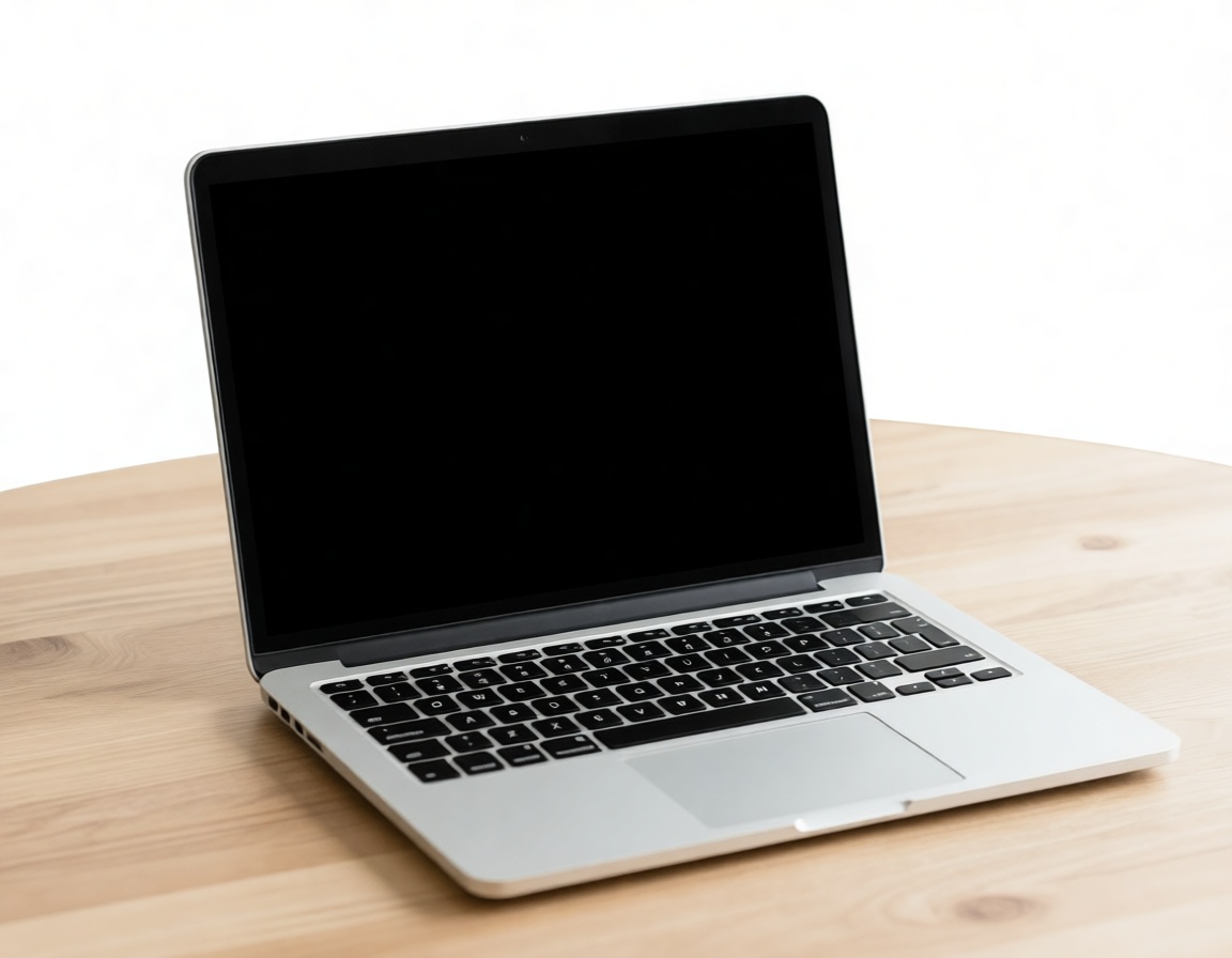 Laptop as shot on a desk
