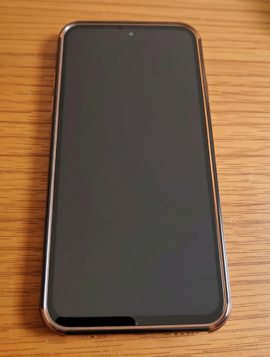 Smartphone cleaned and relit