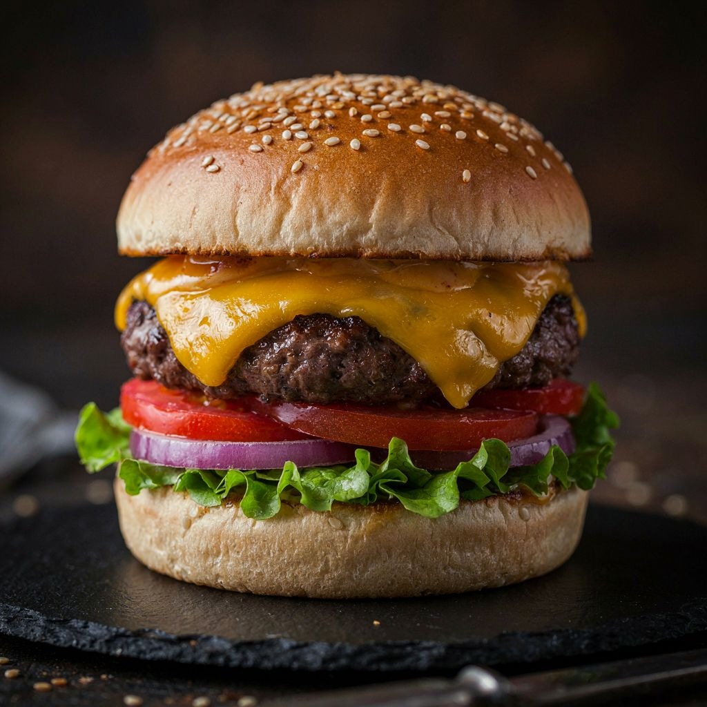 Burger ad concept
