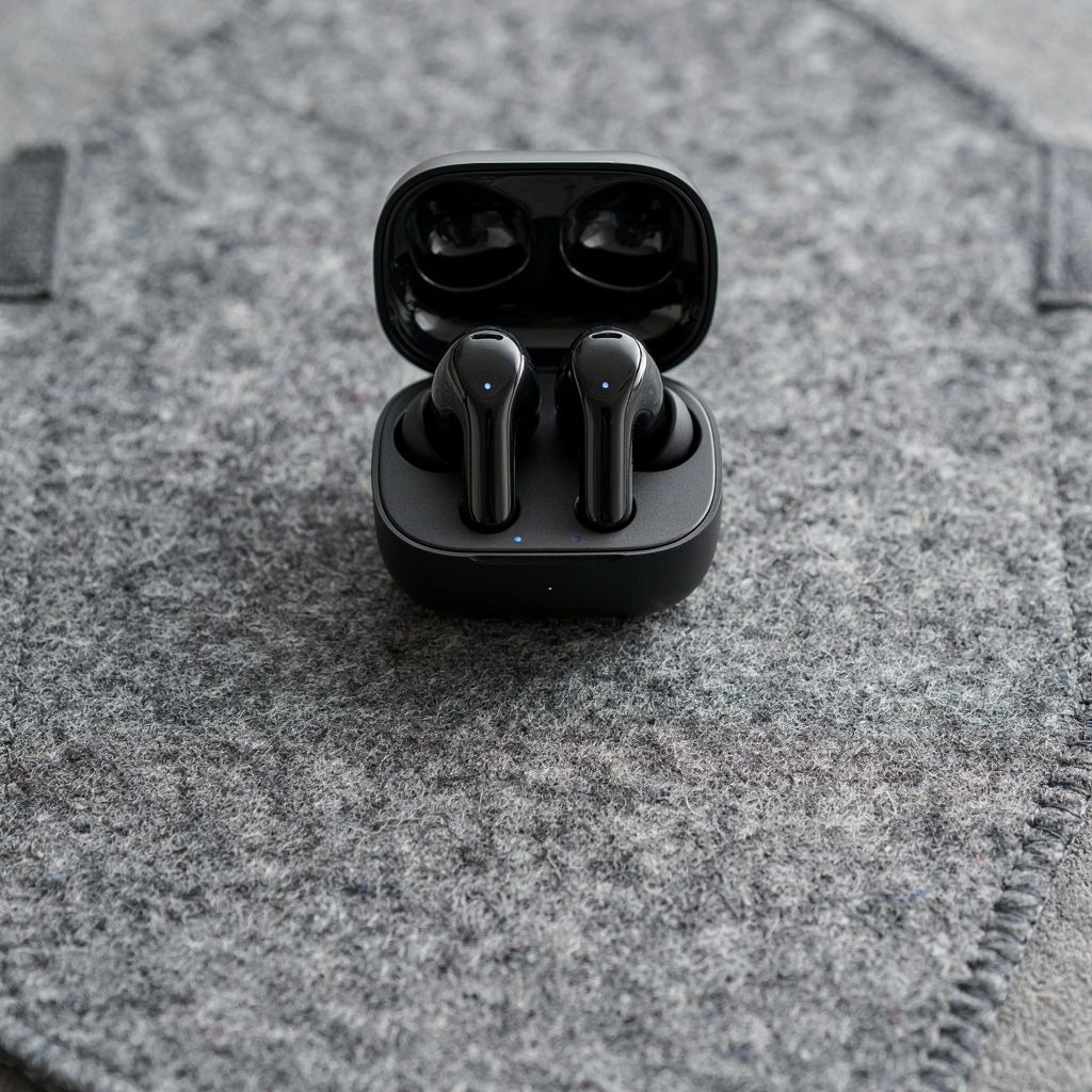 Earbuds ad concept