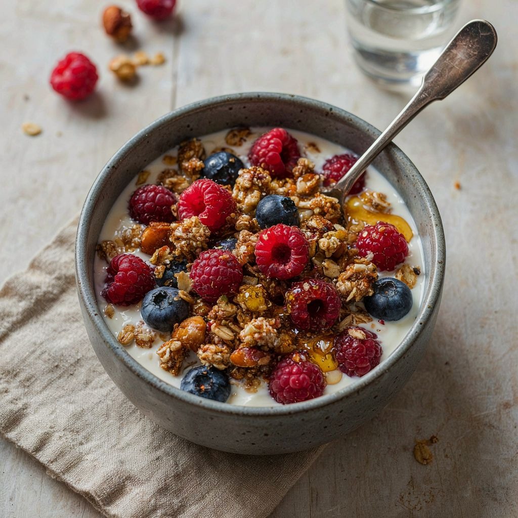 Breakfast bowl ad concept